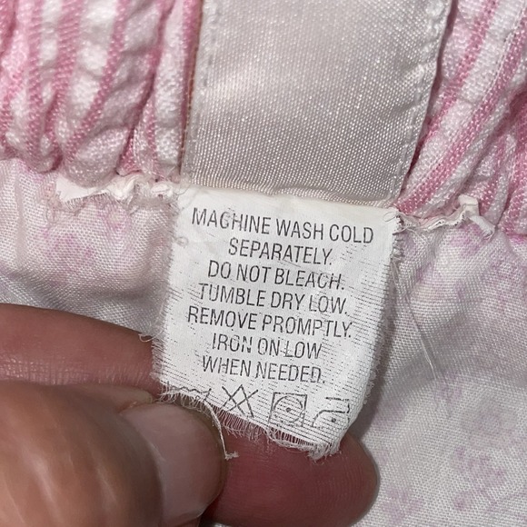 OshKosh Baby Patch Work Comforter Quilt Pastel Dresses Floral 44x38 Pink - Picture 13 of 16